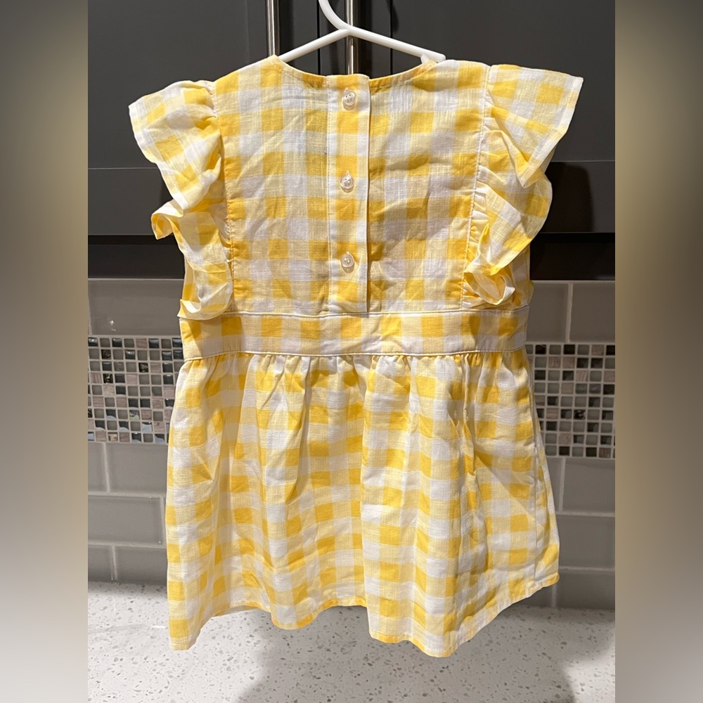Mini Rodini Gingham Checkered The Future looks bright Dress - Picture 6 of 6